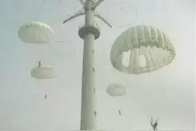 跳伞塔真能跳伞！成都消失的地标建筑，你还记得吗？图片