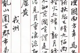 首届硬笔书法大赛特等奖曹宝麟硬笔欣赏。图片