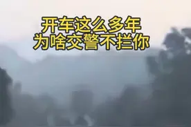 交警为啥不查我驾驶证原来是这样图片