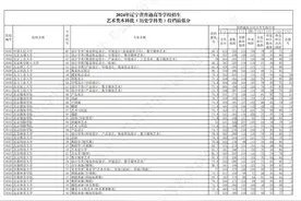 收查！2024年辽宁省普通高等学校招生艺术类本科批投档最低分公布图片
