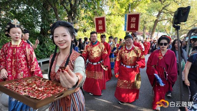 四朝婚服展示，十里红妆巡游！白云山汉服文化周太会玩了