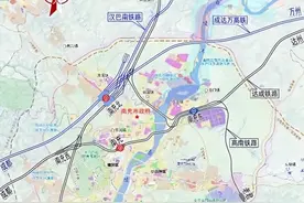 南充至广安铁路引入南充铁路枢纽方案研究图片