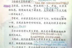 三年级语文下，第七单元课文22《我们奇妙的世界》笔记+课堂解析图片