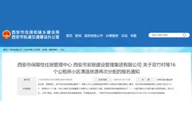 公租房分配报名通知！图片