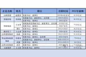 山西焦煤、晋能控股、华阳、潞安，四大涉煤国企领导薪酬哪家高？图片