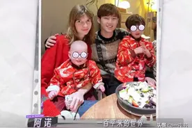 董力一家6口蜗居上海100平，儿女首出镜，2岁混血女儿肤白发枯黄图片