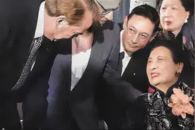 宋美龄晚年照片，外甥女孔令仪和蒋经国之子蒋孝勇破天荒同框出镜图片