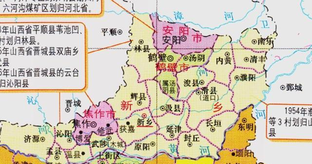 焦作市的区划变动，河南省的重要城市，为何有10个区县？
