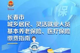 长春市城乡居民、灵活就业人员基本养老保险、医疗保险缴费指南图片