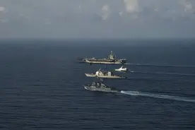 中国军舰驶入美专属经济区，以航行自由回敬美方，美称符合国际法图片