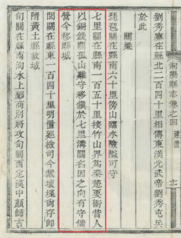 秦楚边隘——旬（阳）竹（山）铜钱关