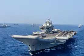 这就是印巴大海战的真相！巴铁24小时锁定航母，几枚鹰击12能打沉图片