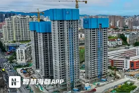 提前1个月！莆田一安置片区工程首栋楼封顶图片
