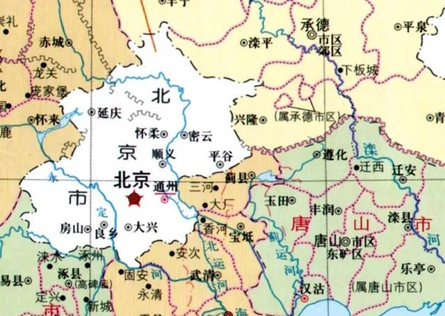 1958年通县专区加入北京，另外4个县先被北京拒绝，又被天津拒绝