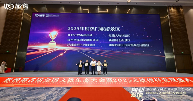 恩旅集团荣膺全国“年度榜样文旅集团”荣誉称号