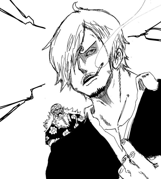 海贼王1163华，山治觉醒霸王色，救下娜美罗宾！黑胡子登陆巨人岛