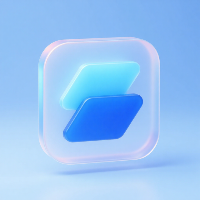 3D立体透明手机图标