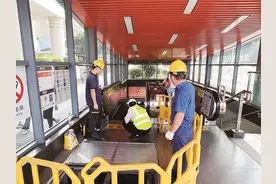 国庆假期临近，厦门地铁一号线电梯错峰“体检”保障安全图片