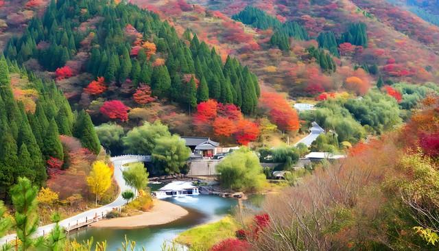 这才是江南秋天的天花板！浙江5大红叶秘境，带你走进古典水彩画
