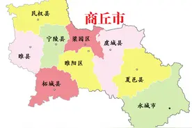 河南省商丘市9县(市、区)概况图片