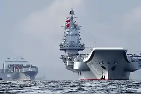 “山东舰队”全家福，就差艘055大驱了，啥时候给安排上？图片