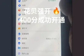 大哥太有实力，花呗不能用可破解，没有额度可强开，这你敢相信？图片