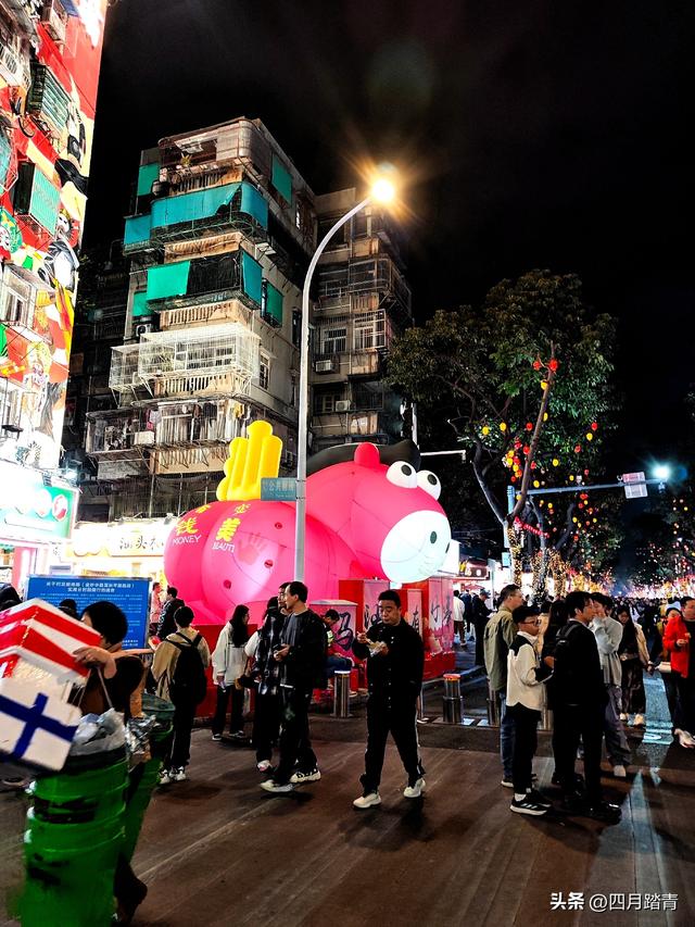 汕头初三夜，从万象城到龙眼路一路畅通无阻的路况