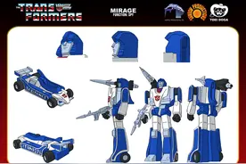 G1变形金刚汽车18-6幻影卡通玩具说明书能量条boxart图片