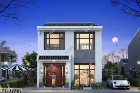 地基面宽小两边还有邻居，这样的房子如何设计？可把老百姓难住了图片