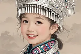 漂亮的苗族小姑娘，为什么苗族服饰这么好看？图片