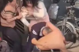 网传广州一公公与准儿媳有染被妻儿抓包，其实另有内情。图片