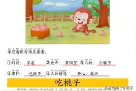 一年级语文下册《看图写话》学会运用五要素写出优秀的看图写话图片