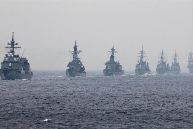 8国已派兵过台海	，白宫通告全球，不许改变现状，解放军3路出动