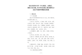 包头市老年大学2025年秋季学期招生简章图片