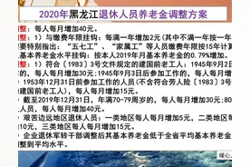 过去4年黑龙江养老金调整方案，提前预估一下2024年会有何变化？图片
