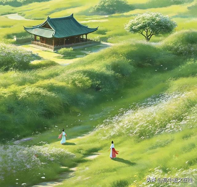 最美古诗词|10首春草古诗词，嫩绿柔香远更浓，春来无处不茸茸