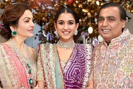 太奢华！安巴尼家族世纪婚礼，准丈母娘亮相竟与首富妻子不相上下图片