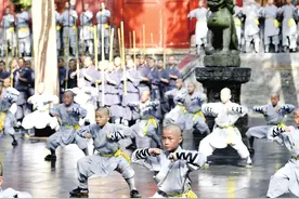 少林武术节今日开幕：3万多名功夫小子秀七十二绝技，武术名家带你看直播图片