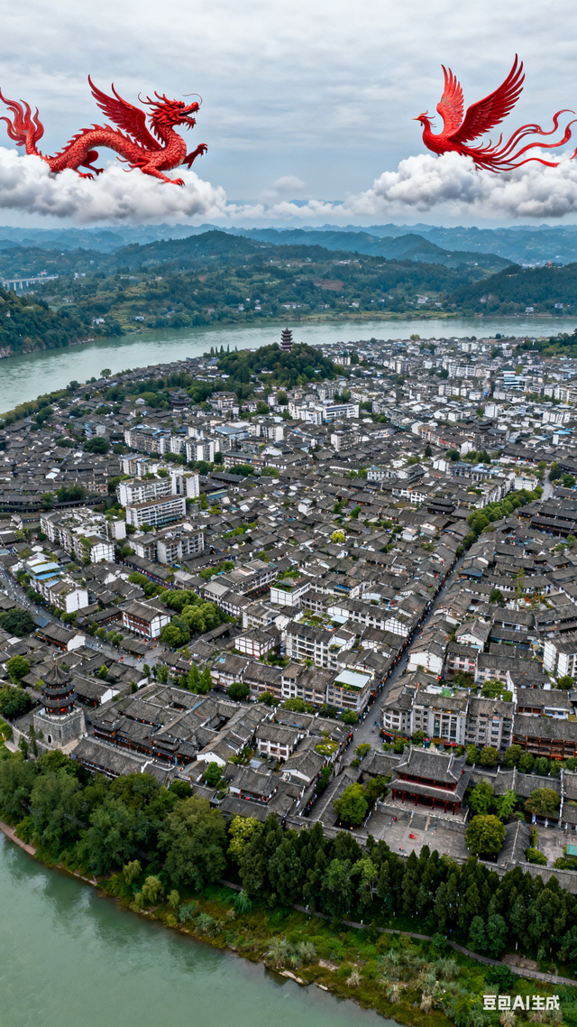 无双道龙赵小荣游记《 一笔祥龙行天下 》（一0七）阆中访古记