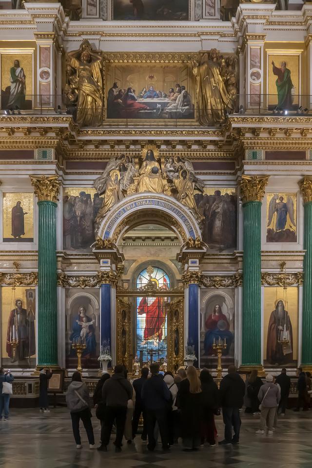 乙巳仲秋俄罗斯莫彼双城记之九：伊萨基辅大教堂