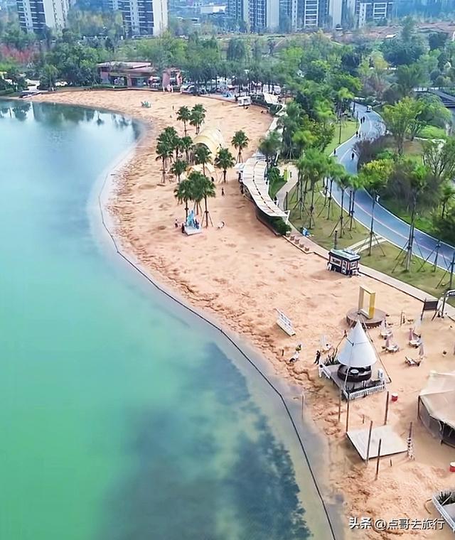 成都市区5大耍水公园，超级清净，还有沙滩，公共交通可直达！