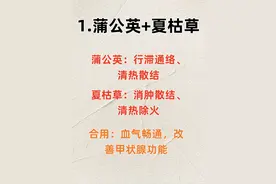 甲状腺结节克星，5个药对，消肿散结！图片