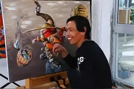 农民蜗家画画28年，父母抬不起头，老婆大哭，结果一幅画卖130万图片