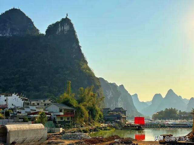 徒步漓江精华段——阳堤大桥头-兴坪古镇