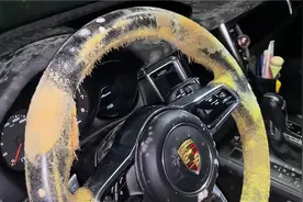 遇梅雨停地库半月没开保时捷发霉 车主自嘲：不想要了图片