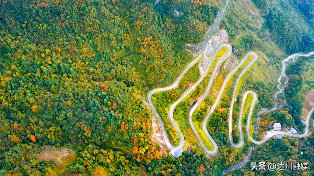 错过等一年！巴山大峡谷秋色刚开场，彩林已美成仙境！