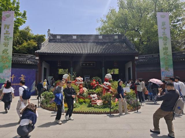 小长假外地游客涌向保俶塔和钱王祠，《太平年》引发的杭州文旅热还在持续