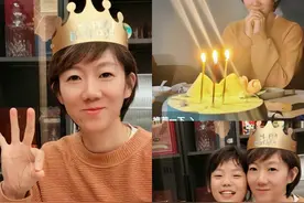 被梁靖崑带火的刘志强扬眉吐气，世界冠军妻子携女接机，温馨庆生图片