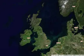 很多人以为英国很小，其实是一大误解，英国比广西还大一点图片