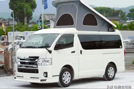 丰田海狮升顶露营车，车高2米好停放，三张床位5人轻松住图片